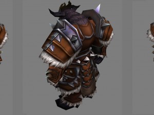 leather suit - cow man 11 3D Model