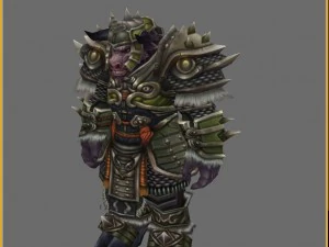 terno de couro - cowman 12 Modelo 3D