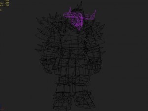 leather suit - cowman 12 3D Model