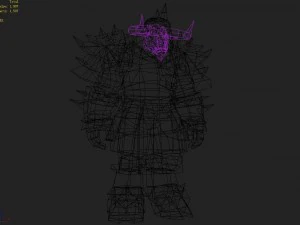leather suit - cowman 12 3D Model
