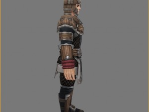 light armor set - male 01 Modelo 3D