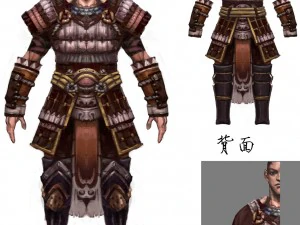 terno leve - masculino 02 Modelo 3D