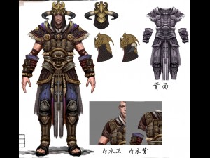 light armor set - male 03 Modelo 3D