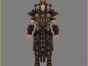 light armor set - male 03 3D Model
