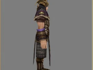 light armor set - male 03 3D Model