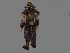 light armor set - male 03 3D Model