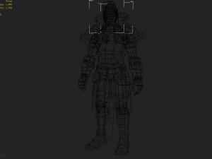 light armor set - male 03 3D Model