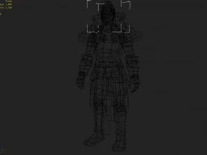 light armor set - male 03 3D Model