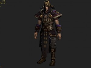 light armor set - male 03 3D Model