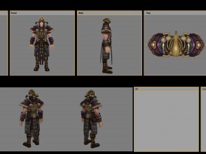 light armor set - male 03 3D Model