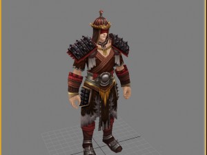 light suit - male 04 Model 3D