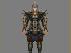 light armor set - male 05 3D Model
