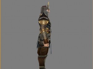 light armor set - male 05 3D Model