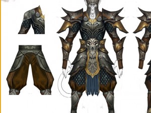 light armor set - male 05 3D Model