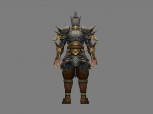light armor set - male 05 3D Model