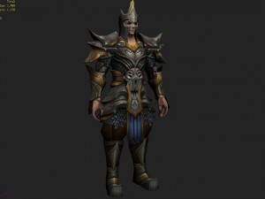 light armor set - male 05 3D Model