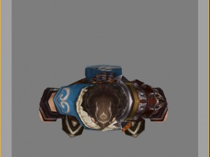 light armor set - men 06 3D Model