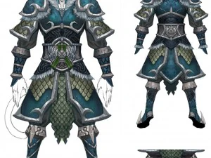 terno leve - masculino 07 Modelo 3D