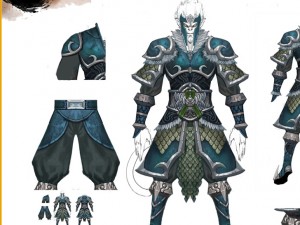 light suit - male 07 Model 3D