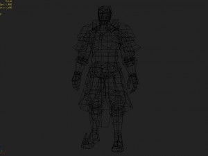 light suit - male 07 Model 3D