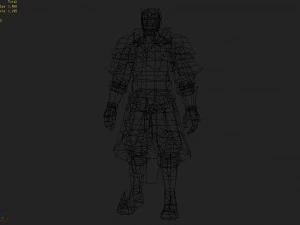 light suit - male 07 3D Model