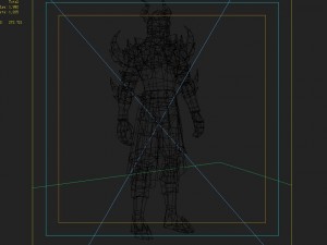 light armor set - men 09 3D Model