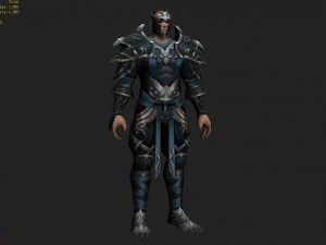 light suit - men 10 3D Модель