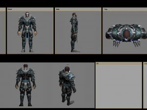 light suit - men 10 3D Model