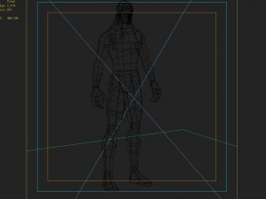 long hair man 3D Модель