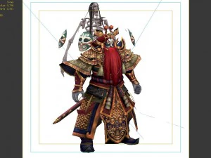 chinese drama actor 3D Model
