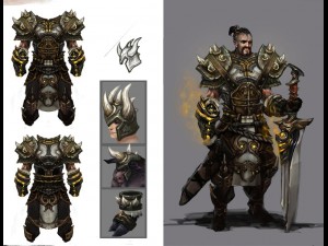 heavy armor set 01 3D Model