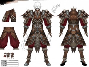 heavy armor set - monkey 01 3D 모델