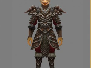 heavy armor set - monkey 01 3D Model