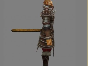 heavy armor set - monkey 01 3D Model