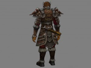 heavy armor set - monkey 01 3D Model