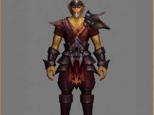 heavy armor set - monkey 02 3Dモデル