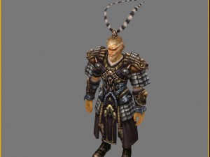 heavy armor set - monkey 04 Model 3D