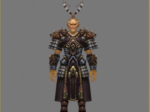 heavy armor set - monkey 04 Model 3D