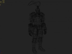 heavy armor set - monkey 04 Model 3D