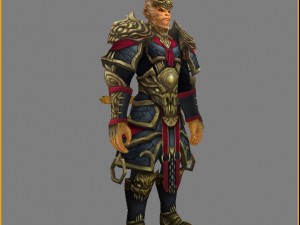 heavy armor set - monkey 05 Model 3D