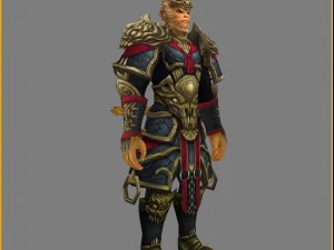 heavy armor set - monkey 05 3D Model