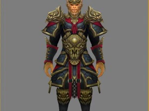 heavy armor set - monkey 05 3D Model