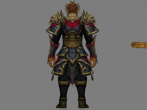 heavy armor set - monkey 05 Model 3D
