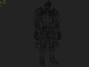 heavy armor set - monkey 05 Model 3D