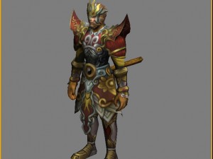 heavy armor set - monkey 06 Model 3D