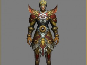 heavy armor set - monkey 06 Model 3D