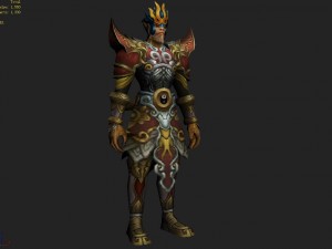 heavy armor set - monkey 06 Model 3D