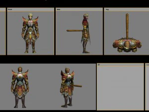 heavy armor set - monkey 06 3D Model