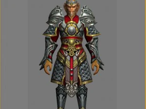 heavy armor set - monkey 07 3D Model
