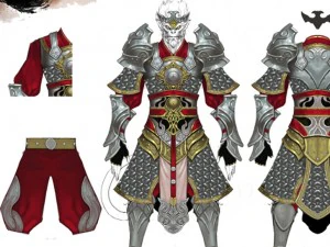 heavy armor set - monkey 07 3D Model